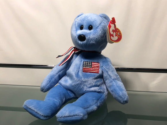 America The Bear - TY Beanie Baby