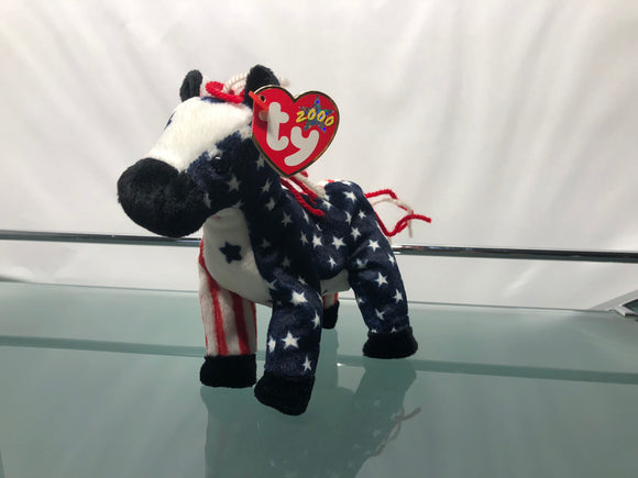 Lefty The Donkey 2000 - TY Beanie Baby