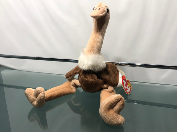Stretch The Ostrich - TY Beanie Baby