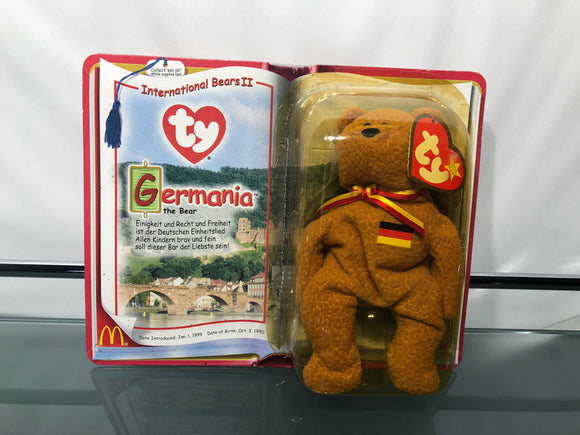 Germania The International Bear - TY Teenie Beanie Baby by McDonald's