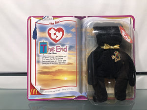 The End Black Bear - TY Teenie Beanie Baby by McDonald's