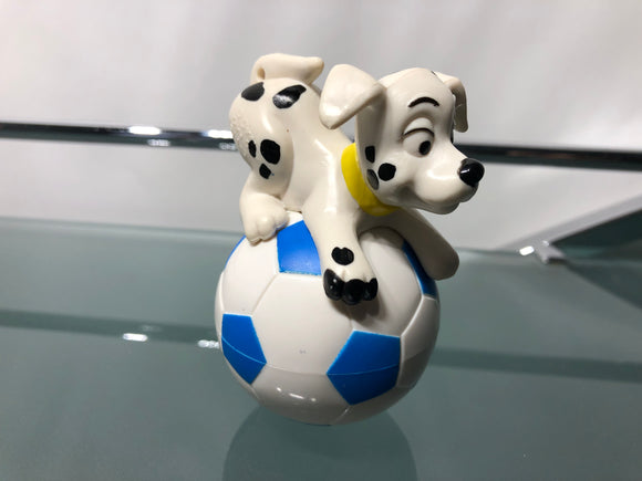 101 Dalmatians Puppy on Soccer Ball - Disney Ornament #42 McDonald's Happy Meal Toy