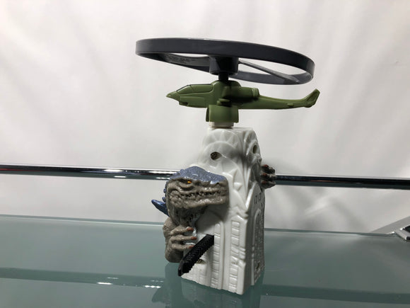 Godzilla on Building|Helicopter Launch 1998 Taco Bell Kid's Meal Toy