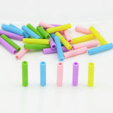 Straw Sleeve - Reusable Silicone for Standard 6mm Stainless Steel Straw 10Pcs