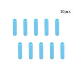 Straw Sleeve - Reusable Silicone for Standard 6mm Stainless Steel Straw 10Pcs