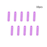 Straw Sleeve - Reusable Silicone for Standard 6mm Stainless Steel Straw 10Pcs